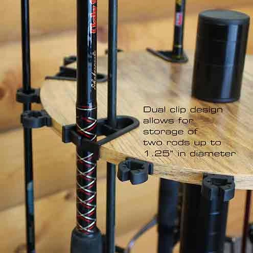 24 Rod - Round Rod Rack w/ Extension Post