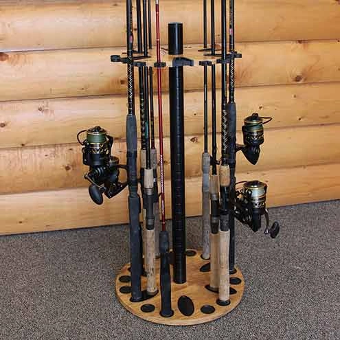 24 Rod - Round Rod Rack w/ Extension Post