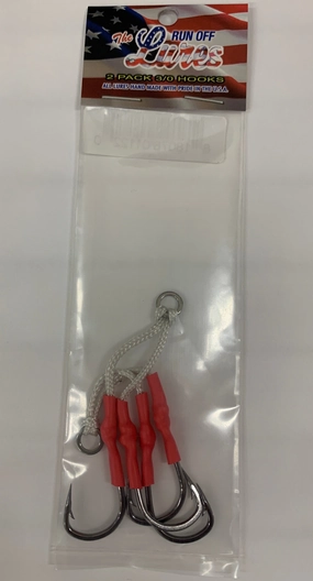 2 Pack 3/0 Double Assist Hooks
