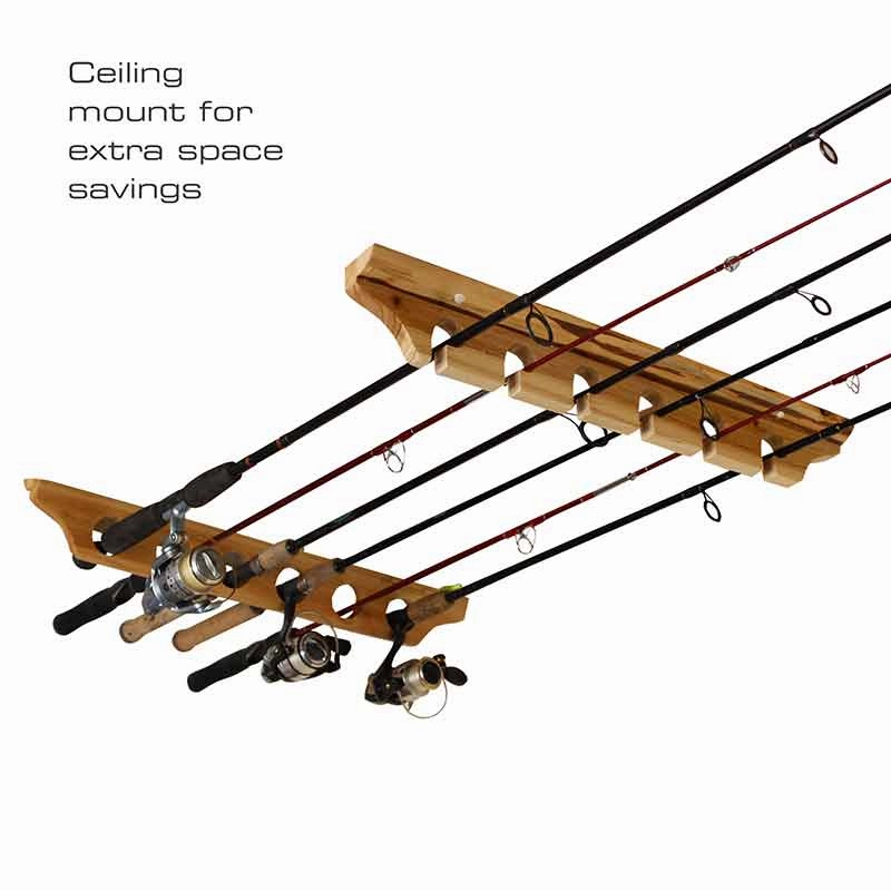 2-PIECE 6-ROD VERTICAL/HORIZONAL ROD WALL MOUNT