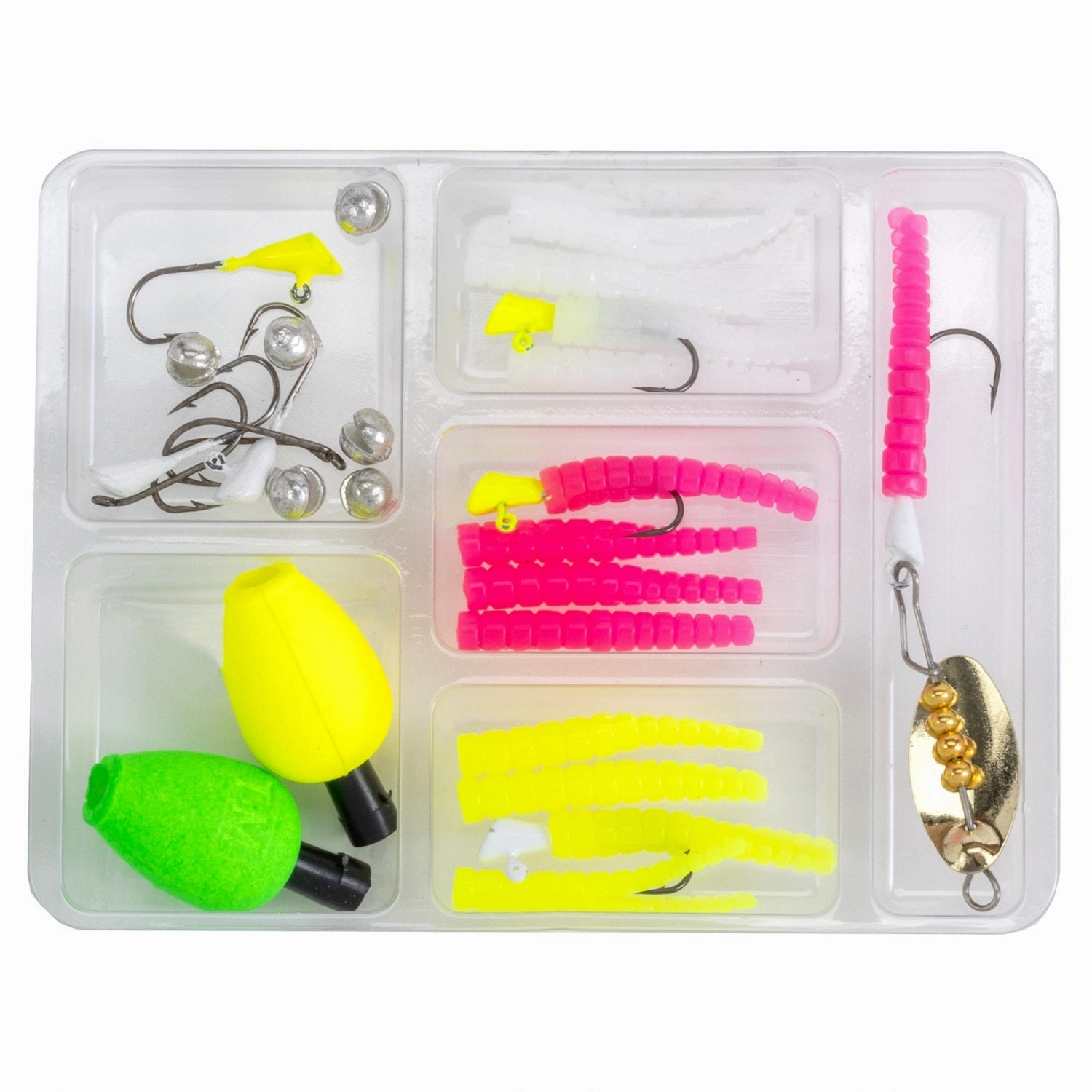 33 Micro Trigger 6'6" Ultra Light 2-Piece Telescopic Spincast Combo with Trout Magnet Tackle