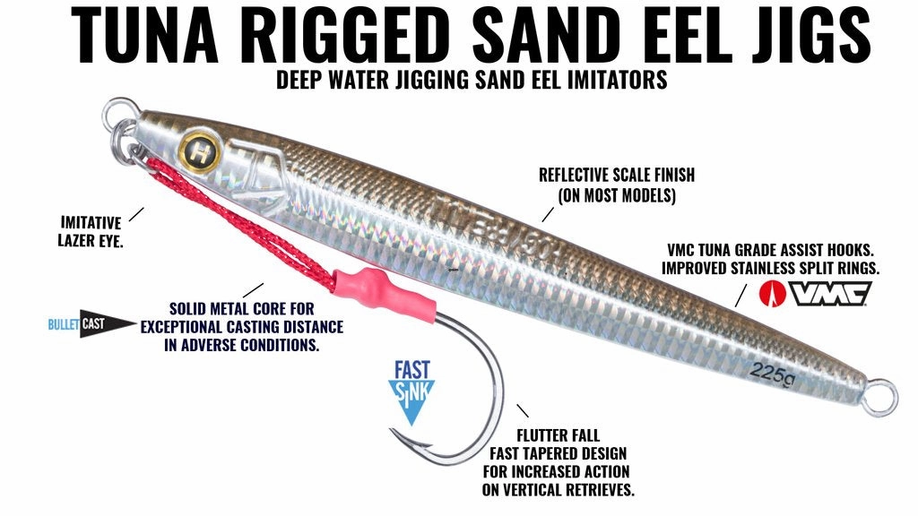 5 1/2" Sand Eel Jig Assist Hook - (4 1/2 oz)