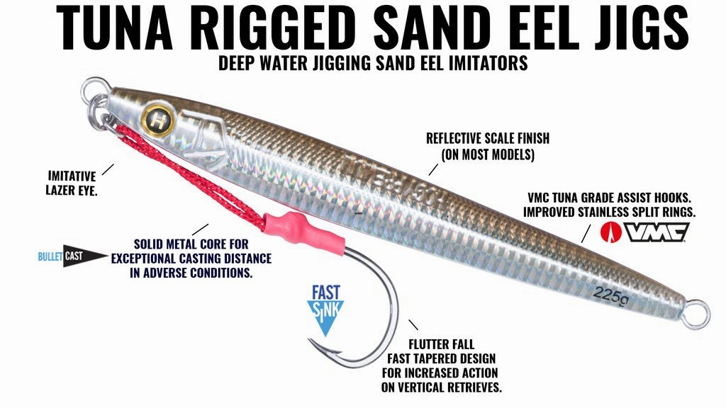 6" Sand Eel Jig Assist Hook - (6 1/2 oz)