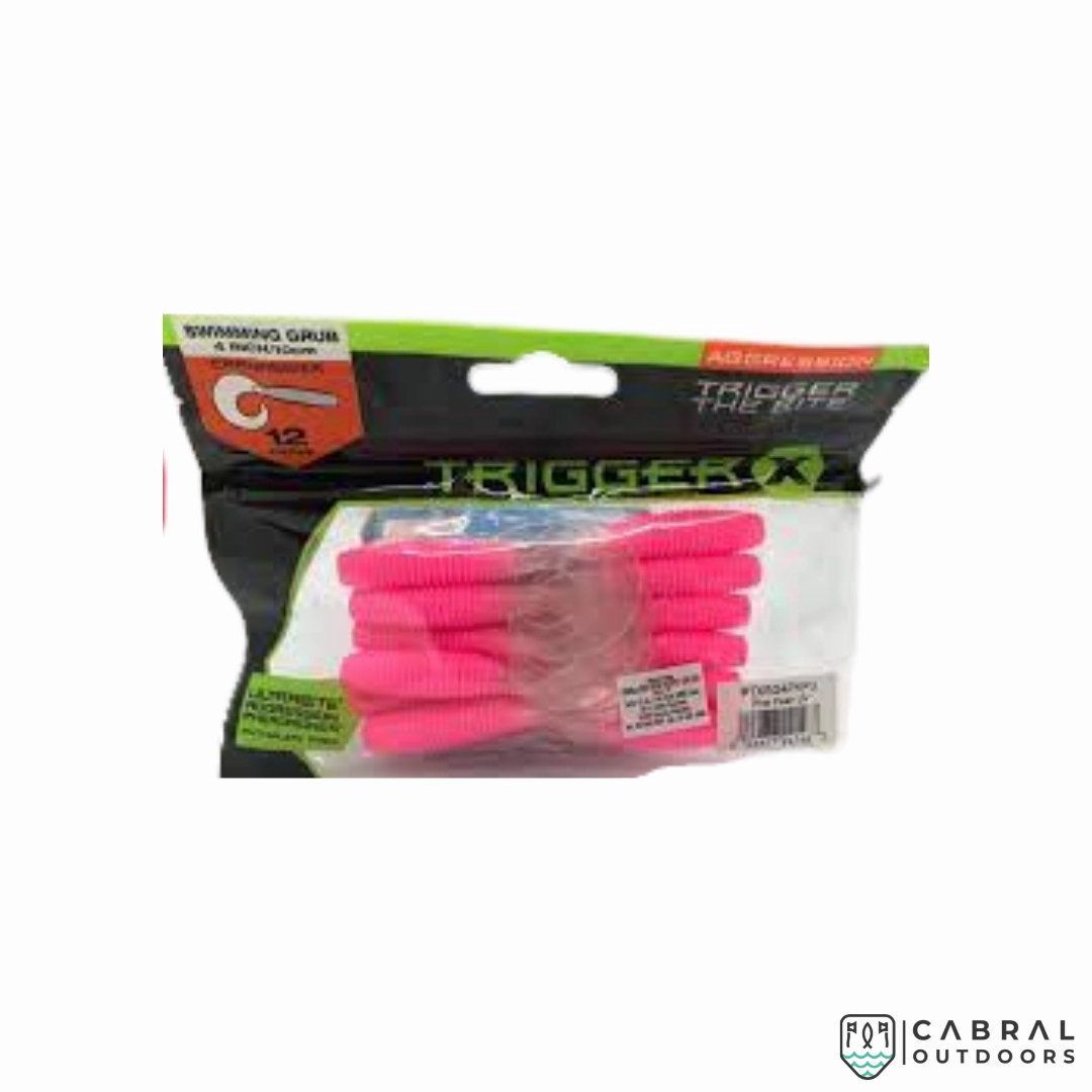 Aggression TriggerX Swimming Grub Carnassier | Size: 4inch/10cm | 4.87g | 12pcs/pk