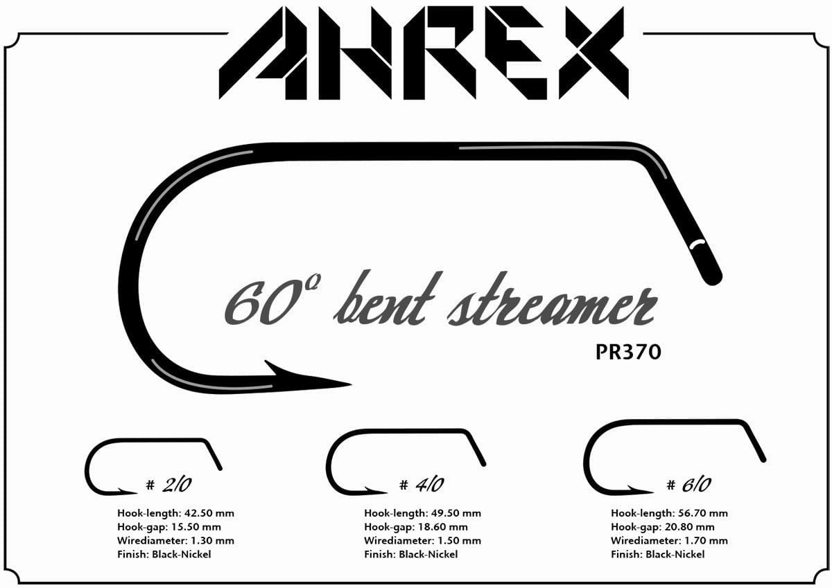 Ahrex PR370 60 Bent Streamer Hook