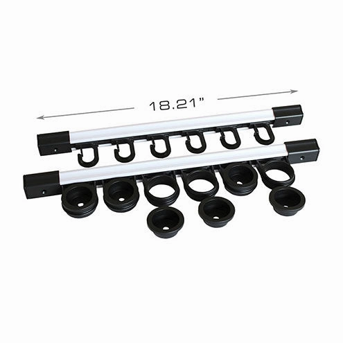 ALL WEATHER 6 ROD WALL OR CEILING ROD RACK