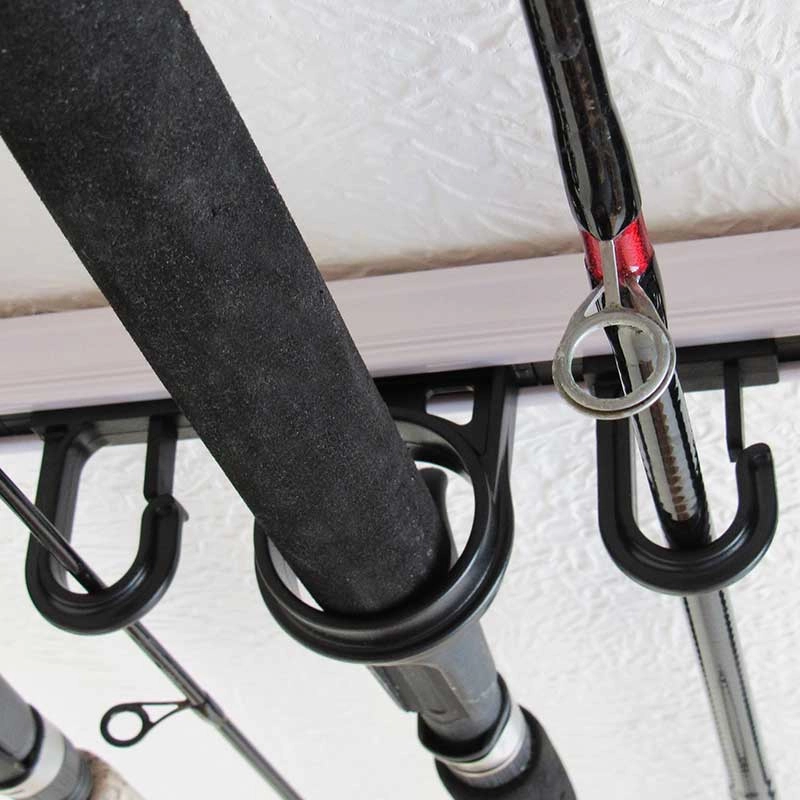ALL WEATHER 6 ROD WALL OR CEILING ROD RACK