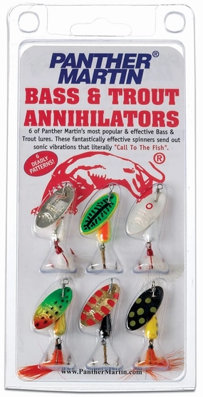 Bass & Trout Annihilators 6 Pack - #6 - 1/4 oz