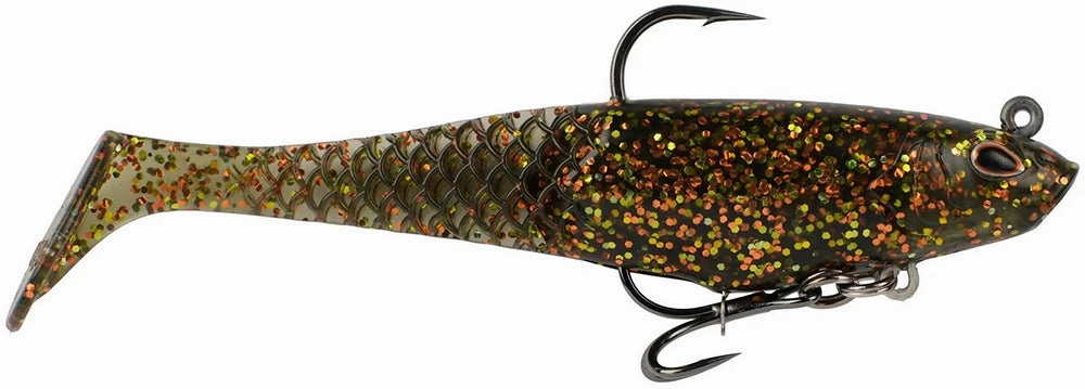 Berkley PowerBait Saltwater CullShad Pre-Rigged Soft Body Swimbait - 4 Inch