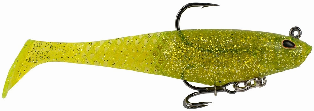Berkley PowerBait Saltwater CullShad Pre-Rigged Soft Body Swimbait - 6 Inch