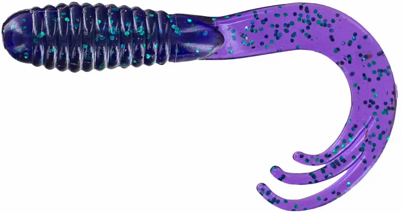 Big Bite Baits 2 inch Triple Tip Grub 10 pack
