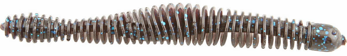 Big Bite Baits Coontail Worm 4 3/4 inch Ribbed Worm