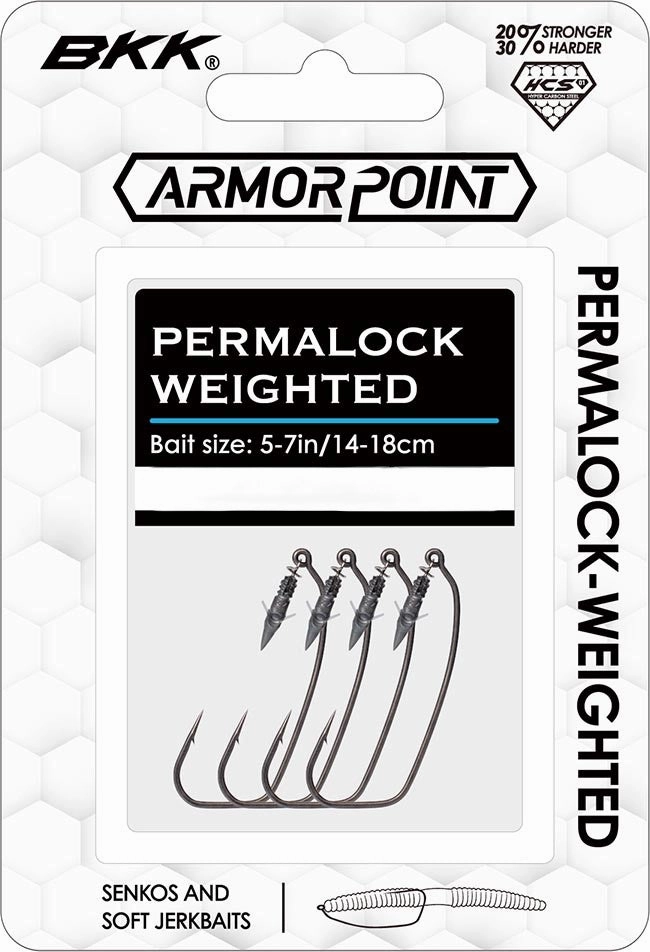 BKK Armor-Point Permalock Worm Hook   Bait Keeper Combo