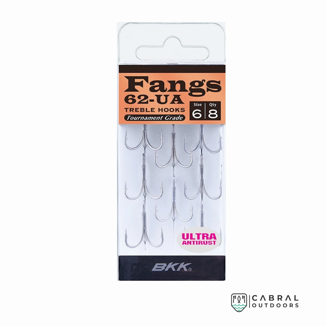 BKK Fangs 62 UA Treble Hook  | Size 3 - 6 |