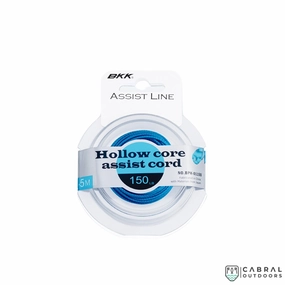 BKK Hollow Core Assist Chord Braided Line | Size:150-420lb | 4-5m