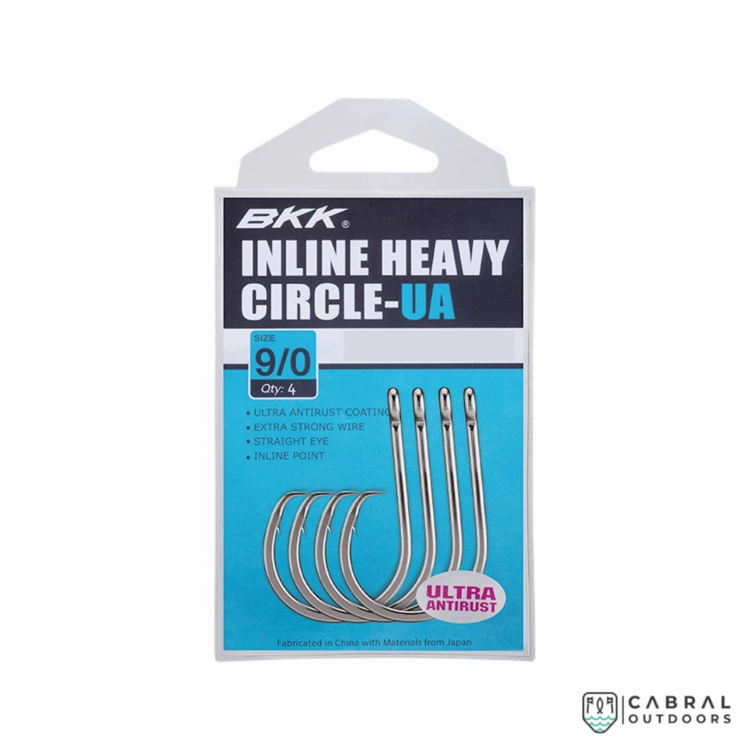 BKK Inline Heavy Circle UA Hooks | Size: 1/0-5/0