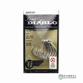 BKK Lone Diablo Hook  | Size 2/0 - 7/0