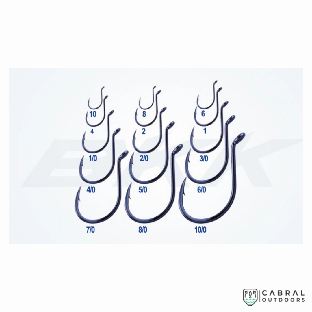 BKK Octopus Beak Black Nickle BP011 Hooks | Size: 1-4/0