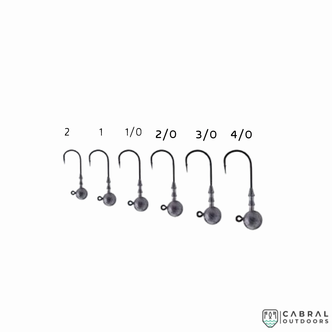 BKK Silent Chaser 2X Round Head Micro Jighead | Size:1/0-3/0