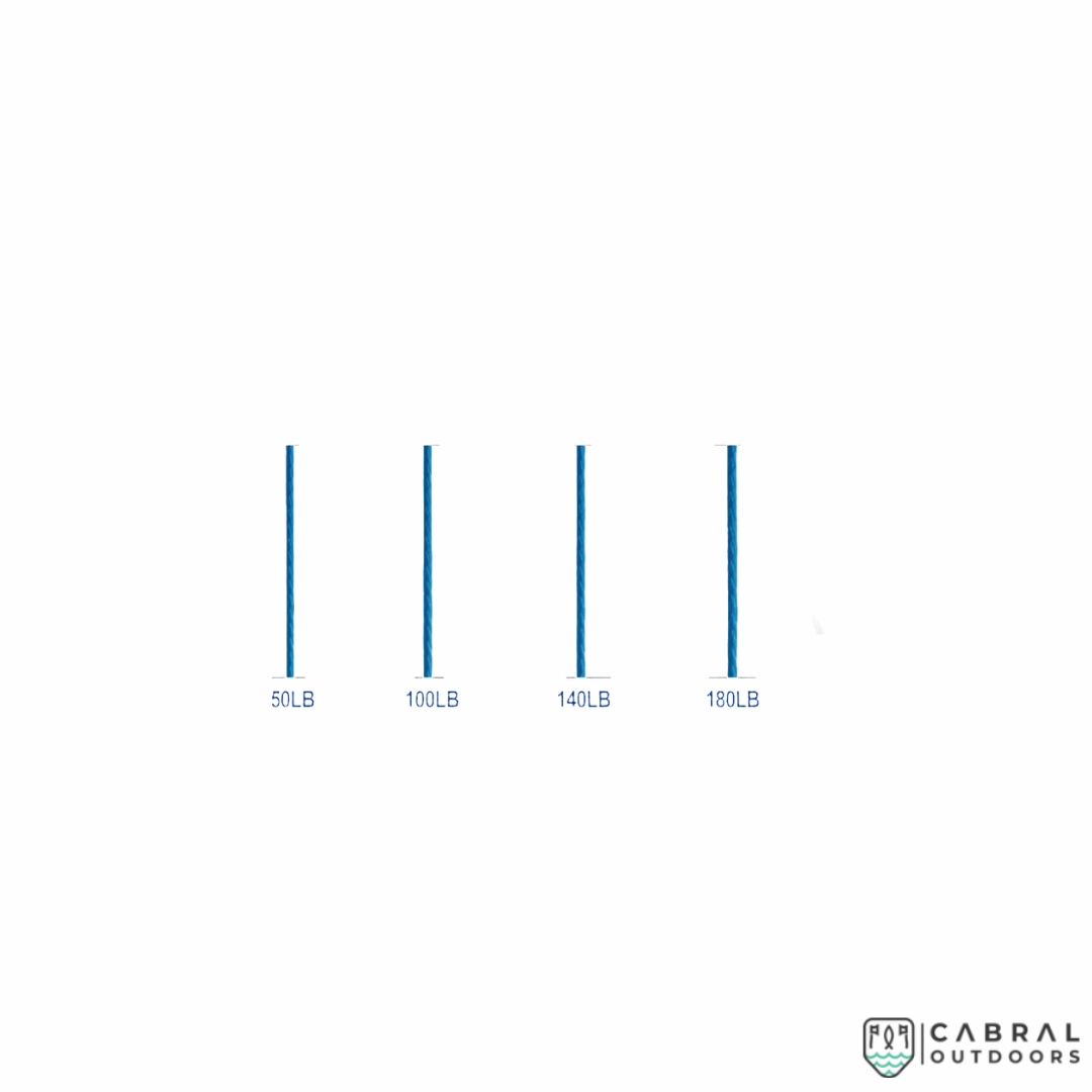 BKK Solid Core Assist Chord Braided Line  | Size:50-180lb | 4-5m