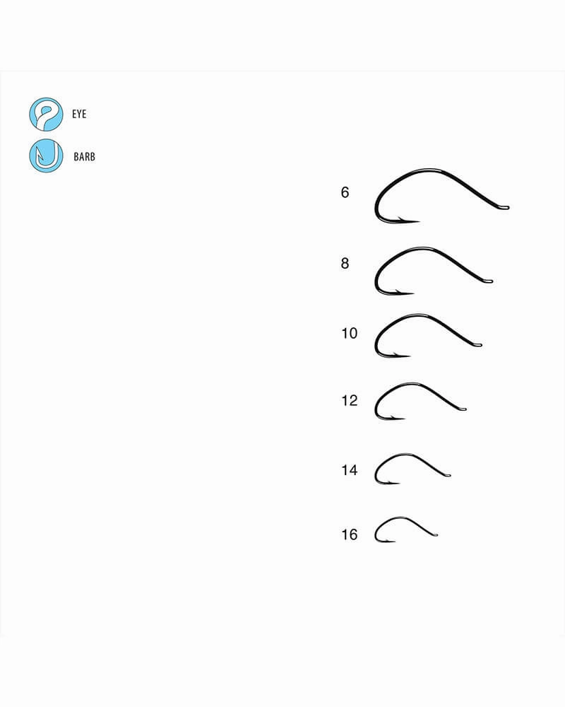 C12U Caddis/Nymph Hook - 25pk - Size 10