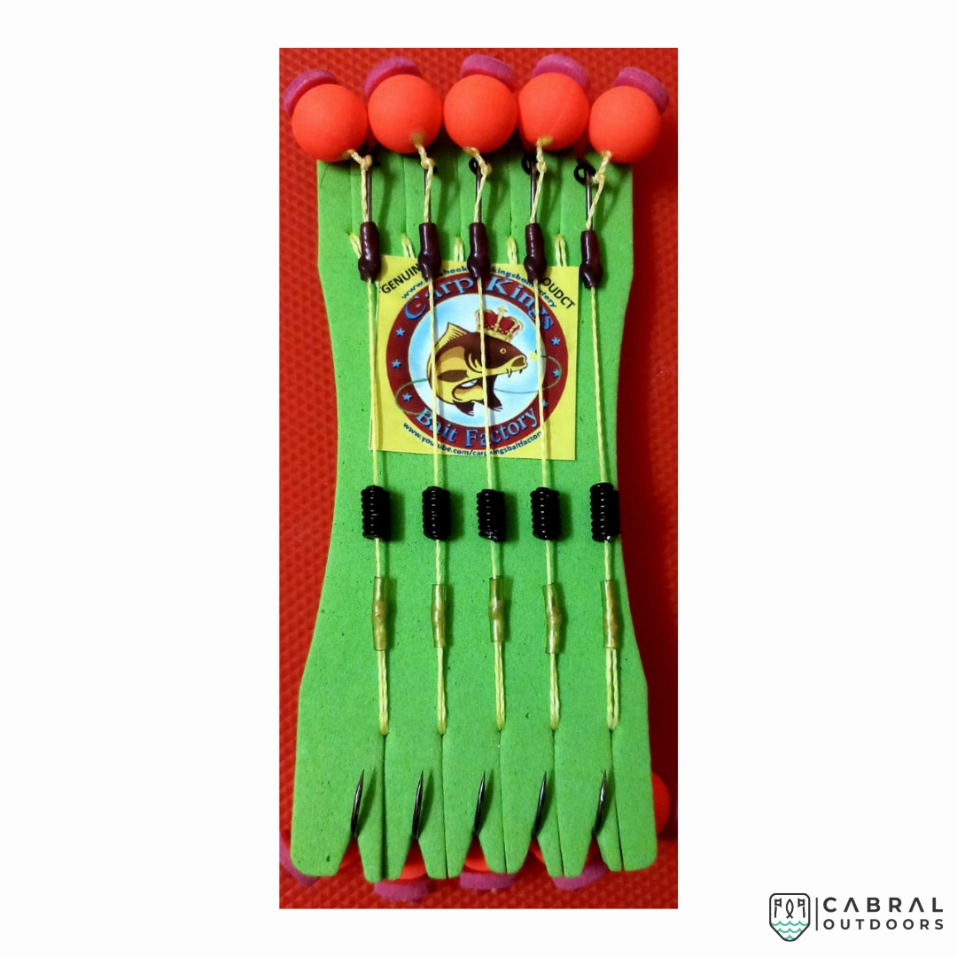 Carp King Bait Factory Popup Rig for Bottom Feeder (10pcs/pkt)