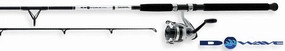 D-Wave Saltwater Fiberglass Rod Combos - (DW50F902M)