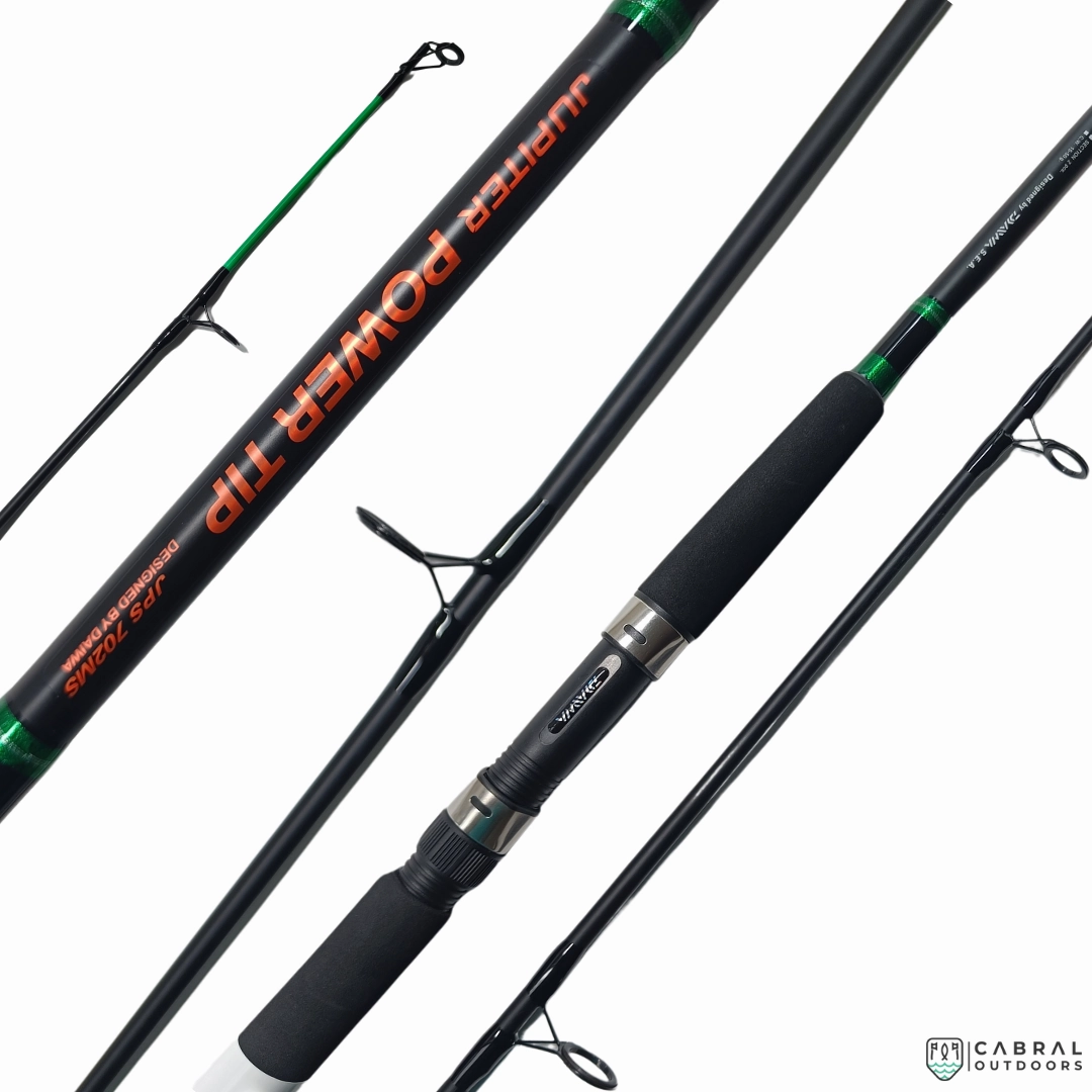 Daiwa Jupiter Power Tip Matt Black 7ft -8ft Spinning Rod | New Version 2024