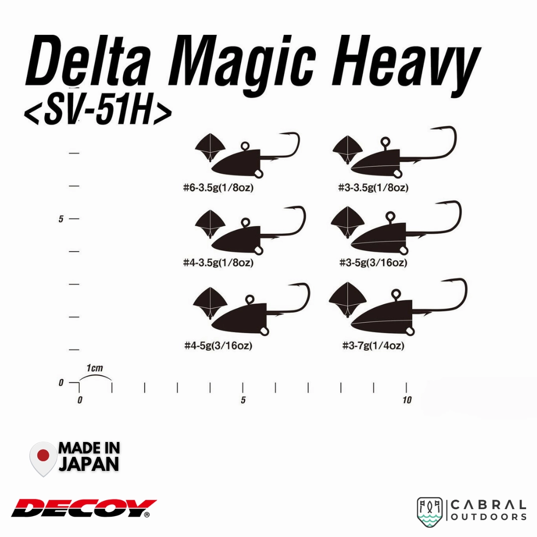 Decoy SV-51H Delta Magic Heavy | #3-#6 | 3.5g-7g