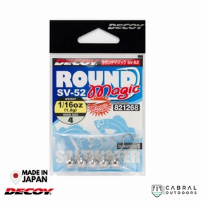Decoy SV-52 Round Magic Jighead | #6-#4 | 2.5g-5g