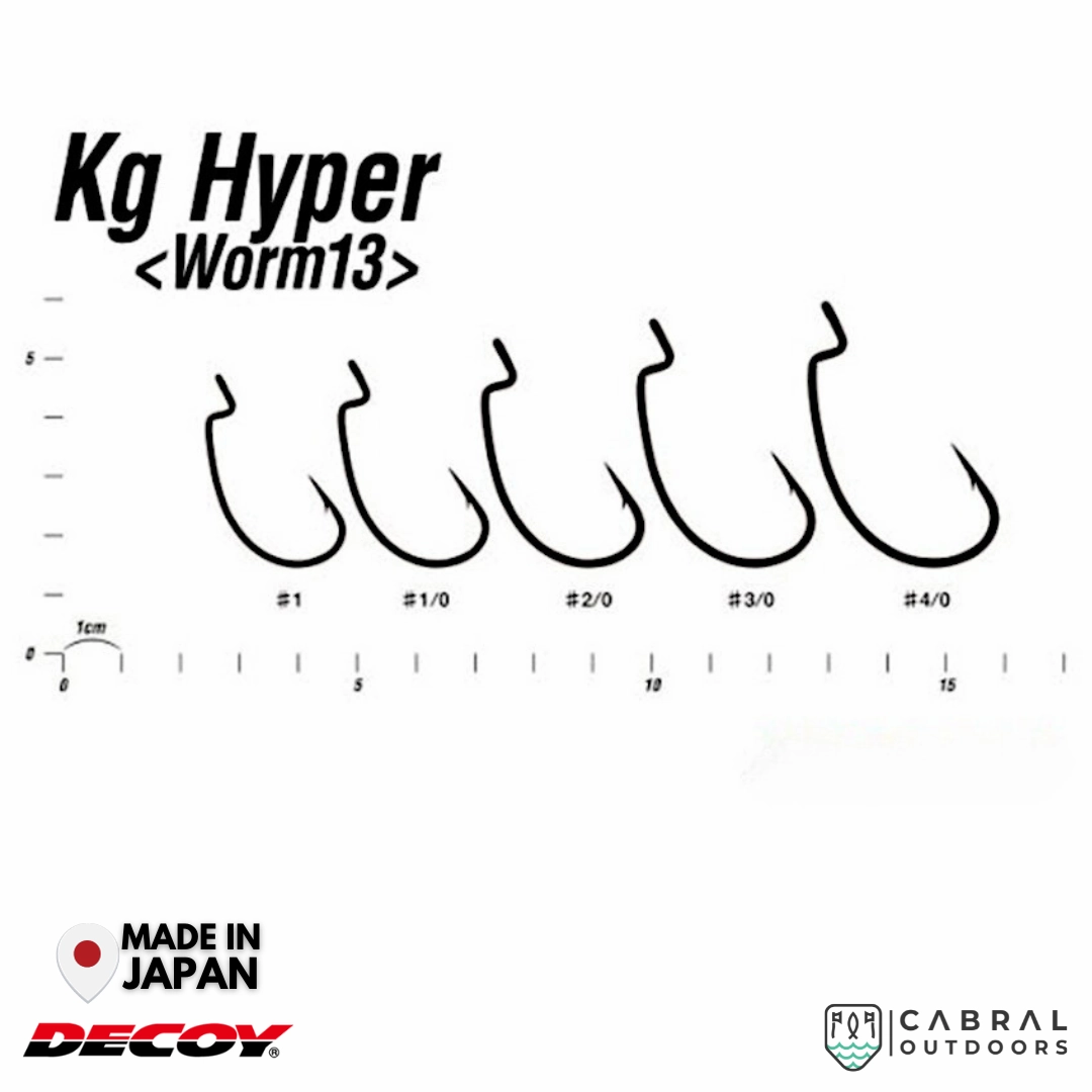 Decoy Worm-13Kg Hyper Hook | #1-#4/0