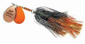 Double Blade Musky Flashabou Spinner - (1-1/2 oz.)