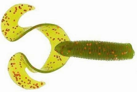 Dry Creek Twin Tail Money Grubber 4 inch Curltail Soft Plastic Grub 20 pack