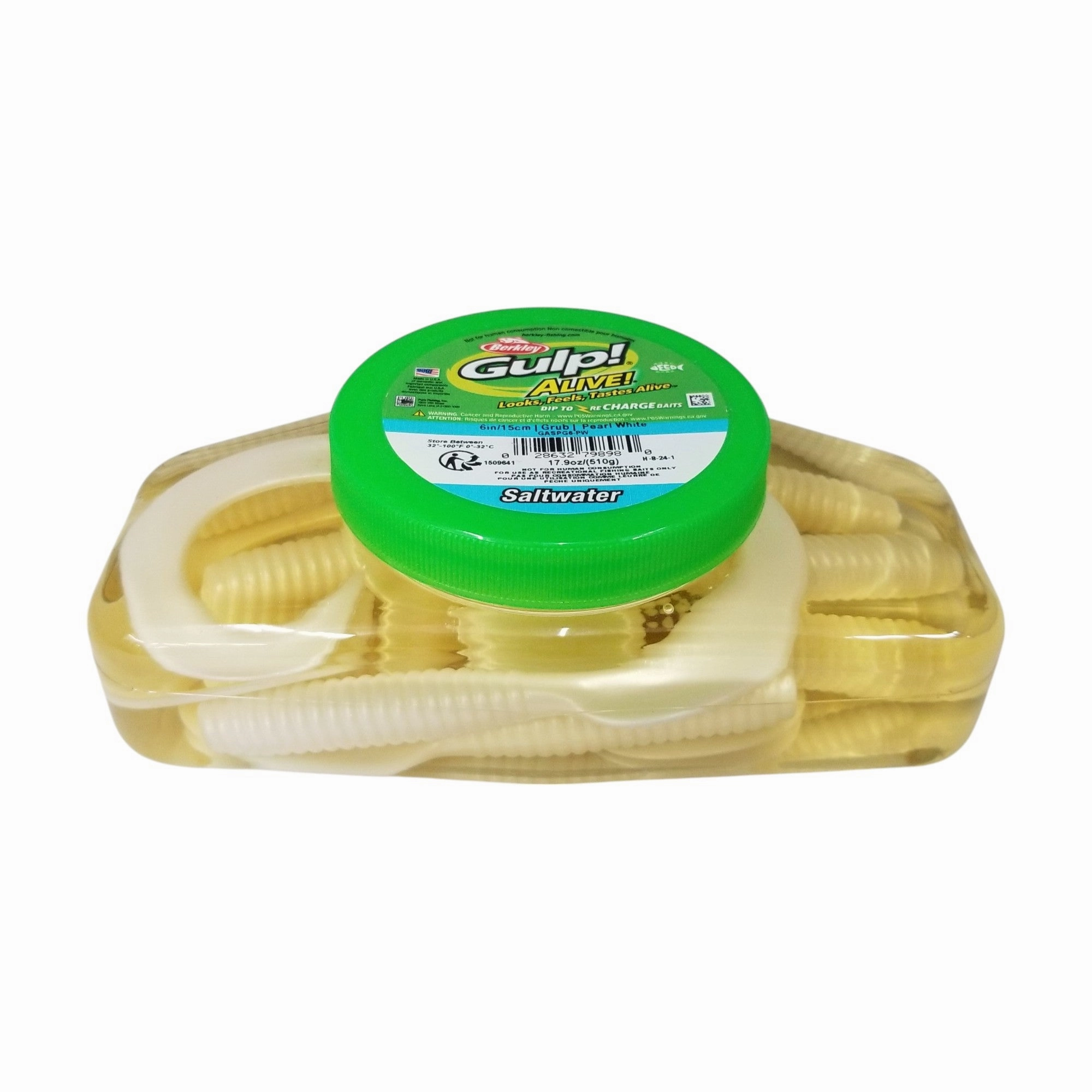 Gulp! Alive! Saltwater Grub - (6 inch Pint Tub)