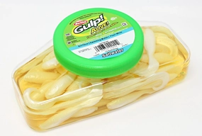 Gulp! Alive! Saltwater Swimming Mullet - (4 inch Pint Tub)