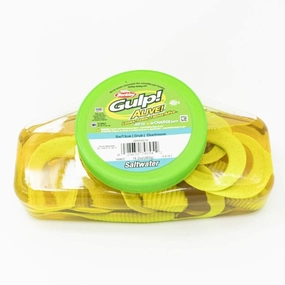 Gulp! Alive! Saltwater Swimming Mullets - (5 inch Pint Tub)