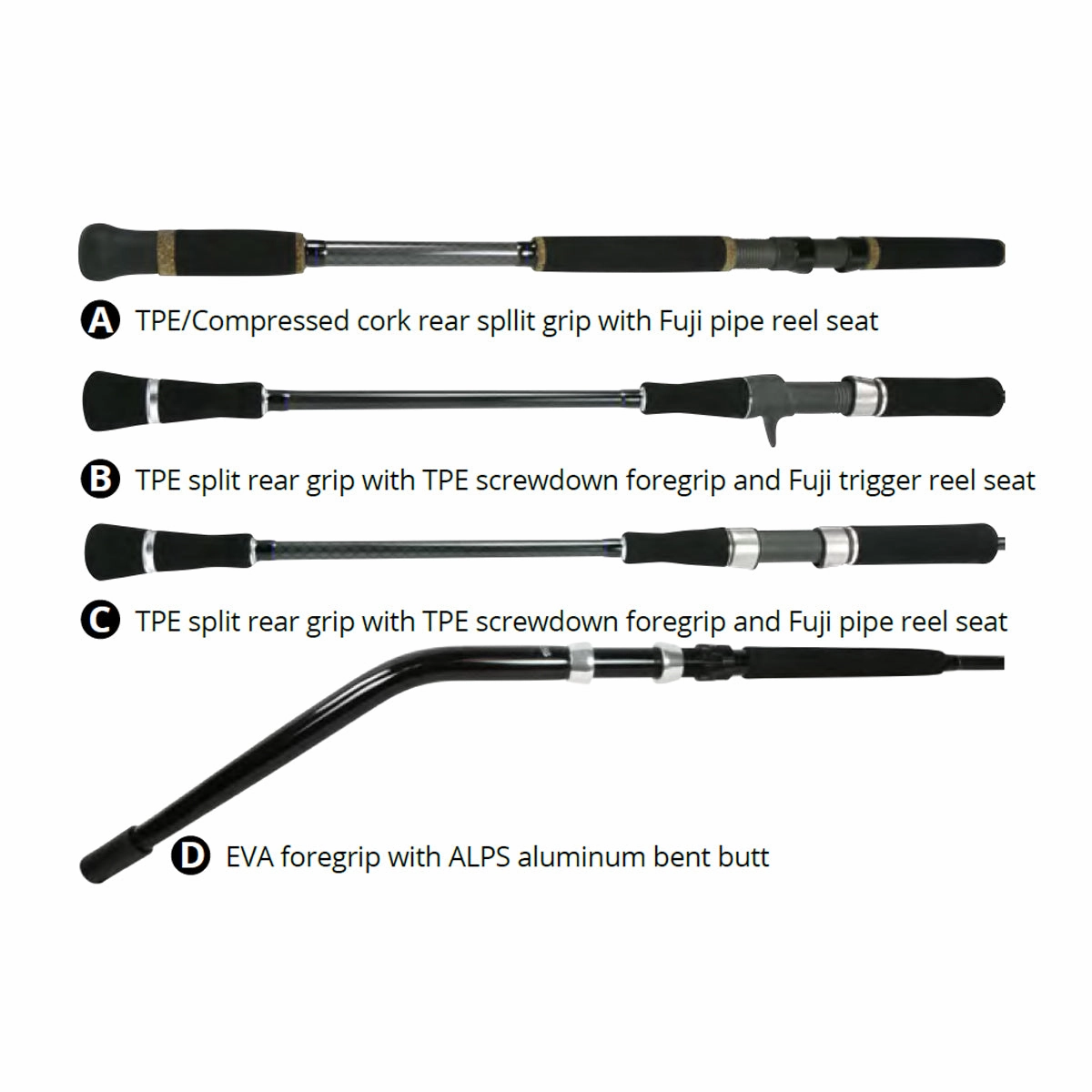 Hawaiian Custom Jigging, Popping and Trolling Rods