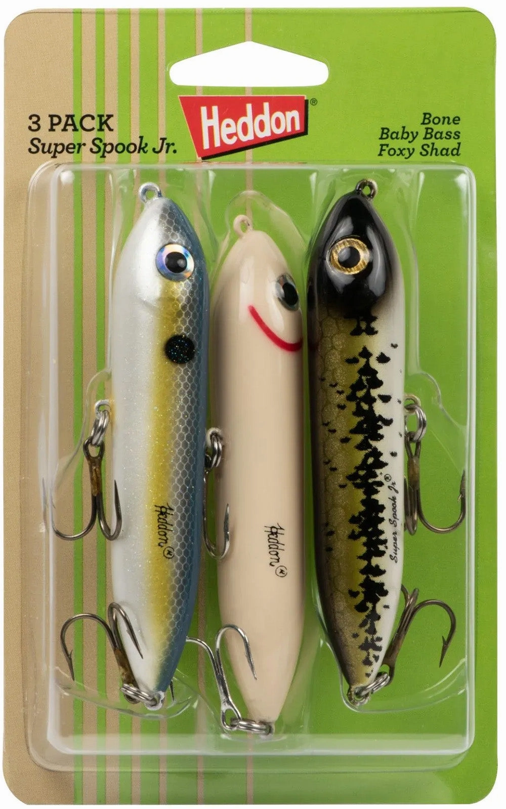 Heddon Super Spook Jr. Kit - 3 Pack