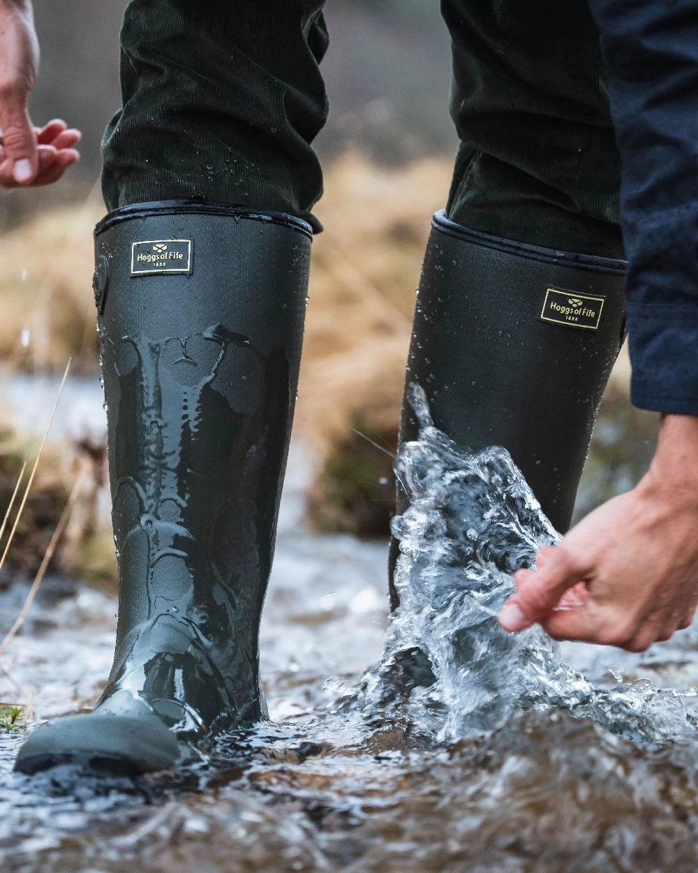 Hoggs of Fife Field Sport Neoprene Lined Wellingtons