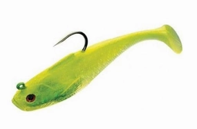 Holographic Swim Shad Soft Baits- 4in 6pk