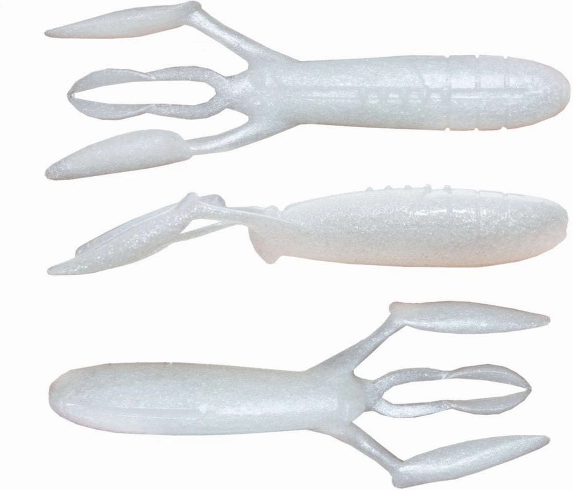 Keitech Glide Camaron 3.5 Inch Soft Plastic Craw - 6 Pack