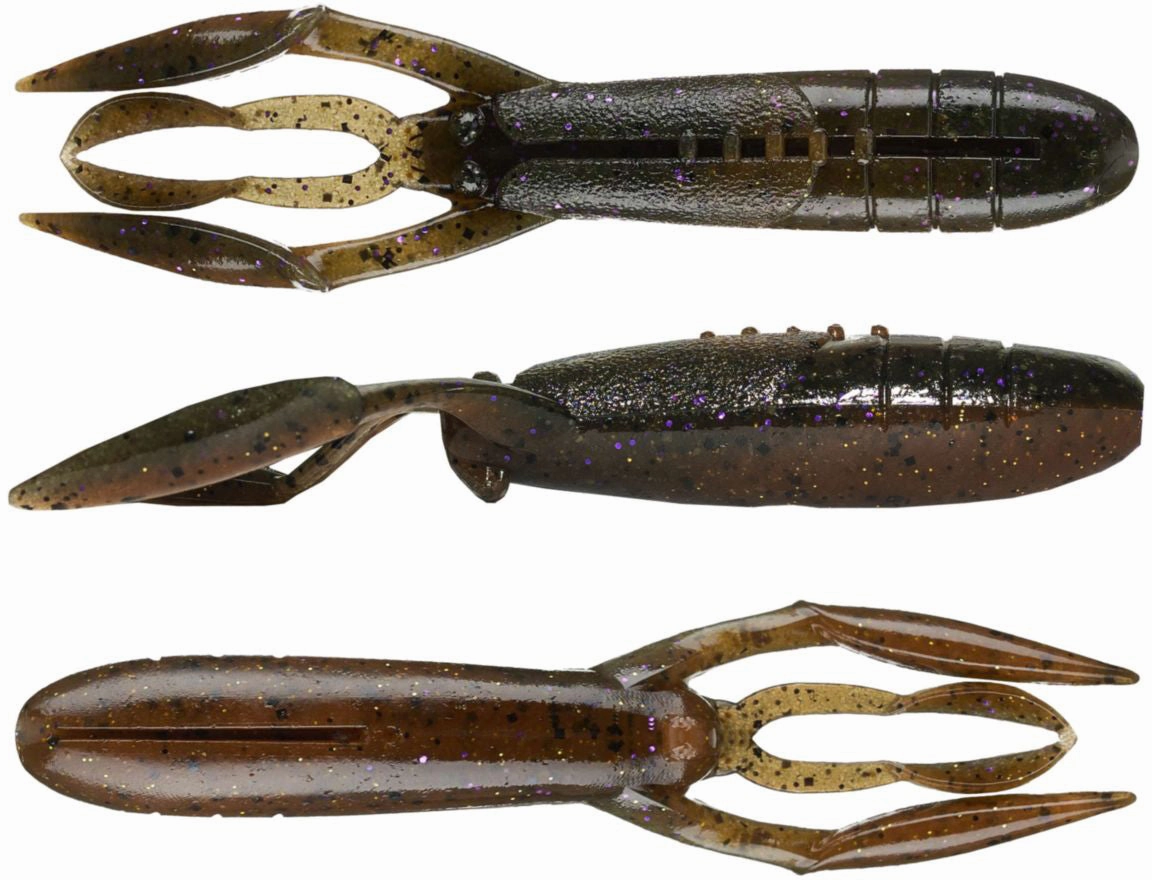 Keitech Glide Camaron 3.5 Inch Soft Plastic Craw - 6 Pack