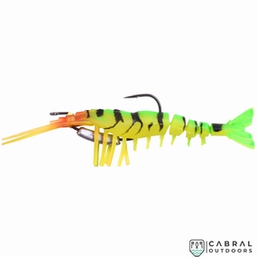KrillKast Shrimp lures with worm hook | 13cm | 17g | Pack of 1