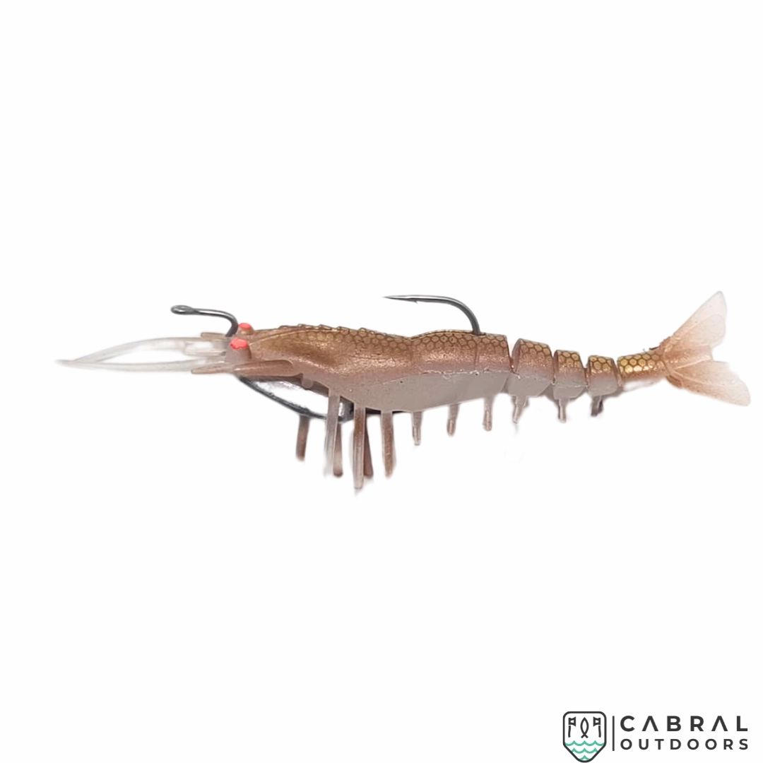 KrillKast Shrimp lures with worm hook | 13cm | 17g | Pack of 1