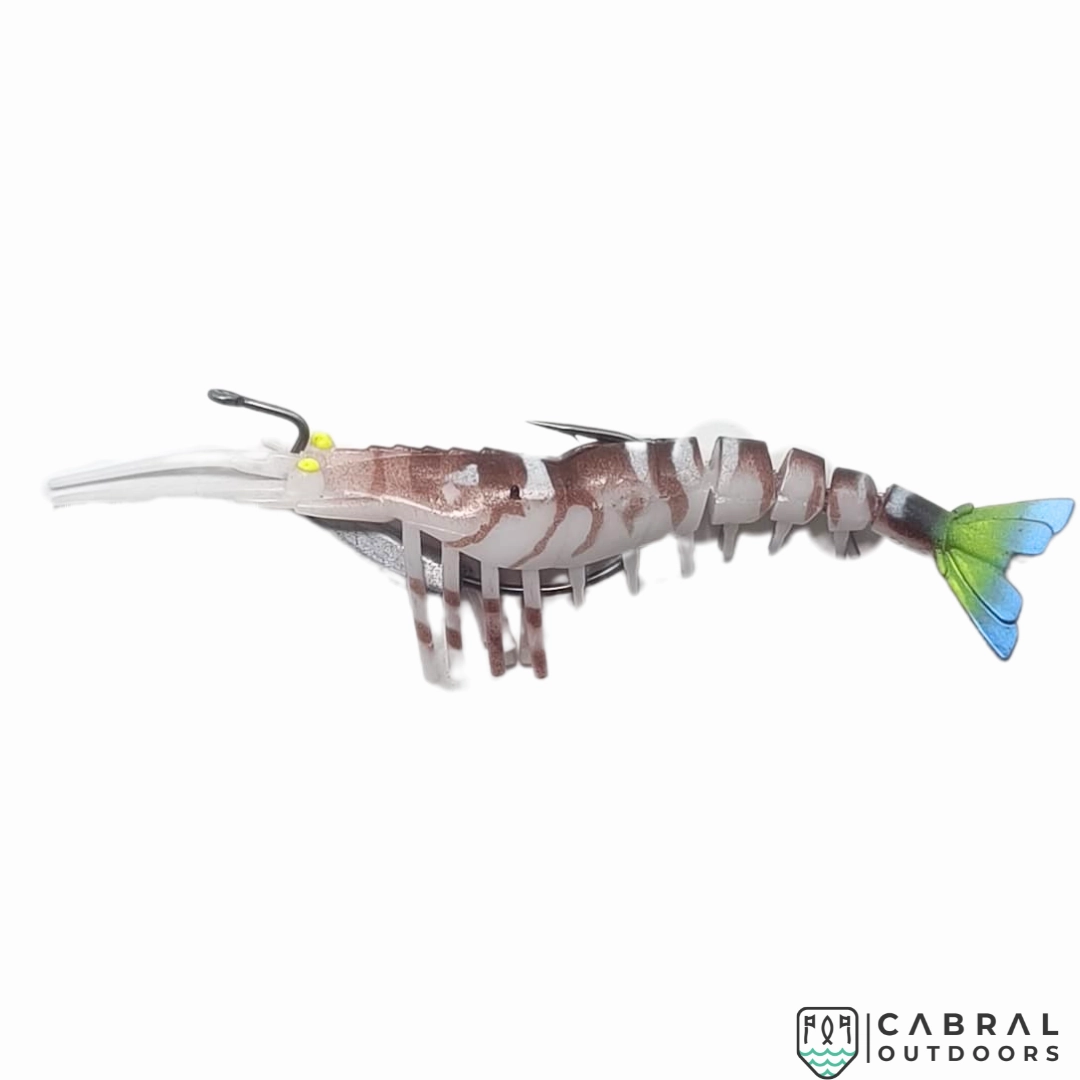 KrillKast Shrimp lures with worm hook | 13cm | 17g | Pack of 1