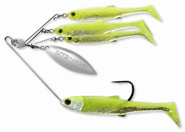 LIVETARGET BaitBall Spinner Rig Umbrella Rig