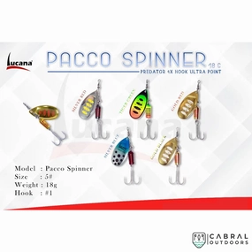 Lucana 4x Pacco Spinner | 18g