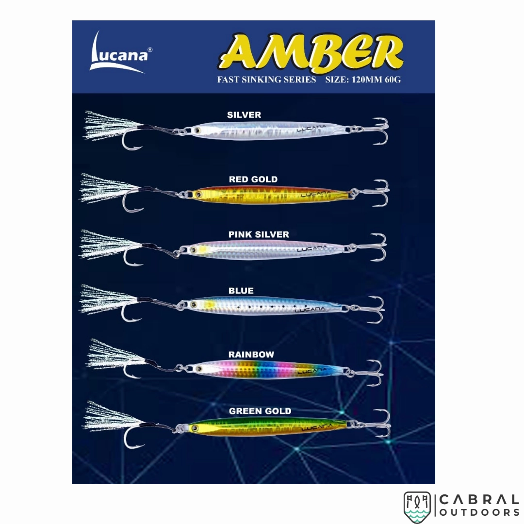 Lucana Amber Jig |9.5cm- 12cm | 40g-60g