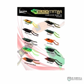 Lucana Black Mamba Frog | Size: 6.8cm | 18g