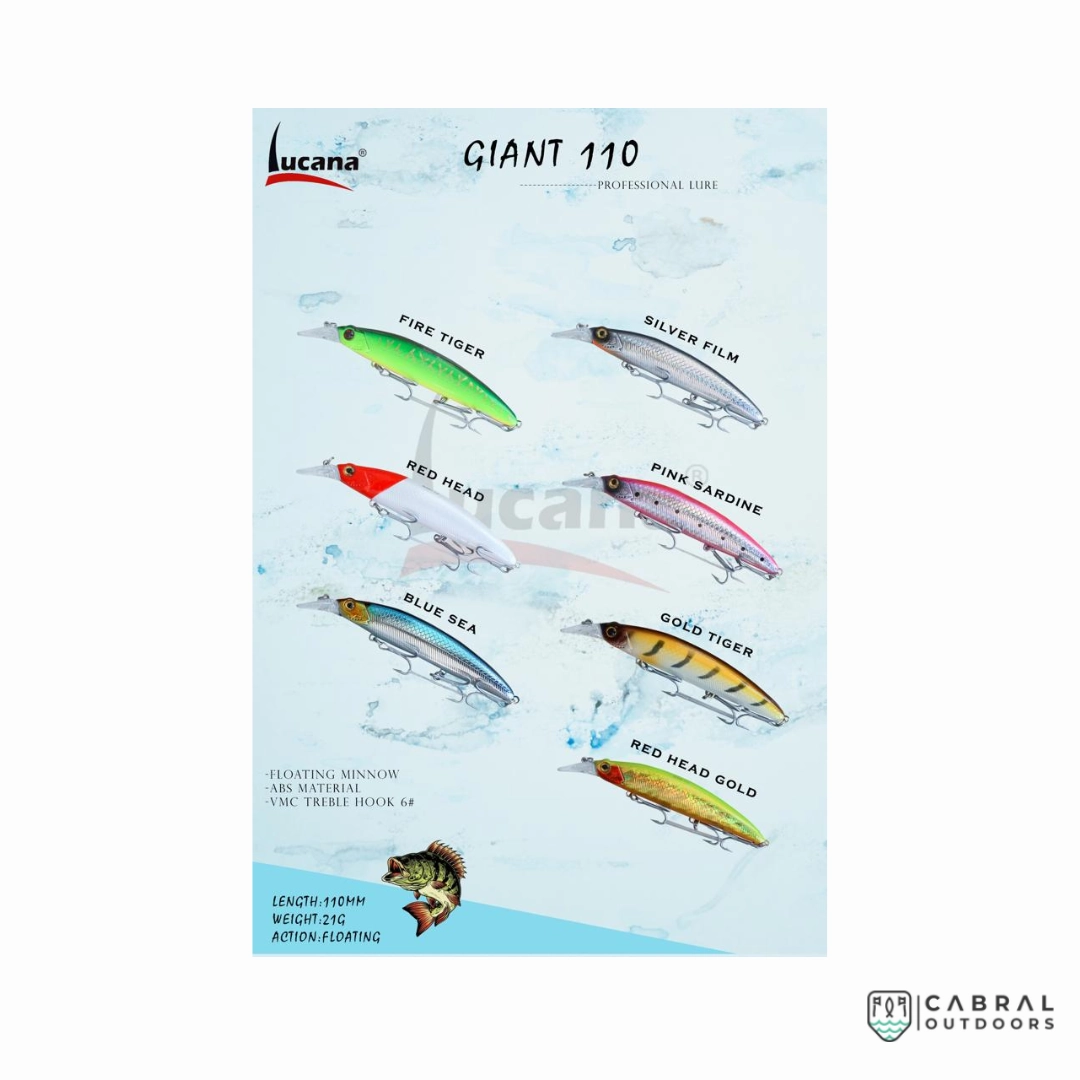 Lucana Giant Minnow | Size:110mm | 21g